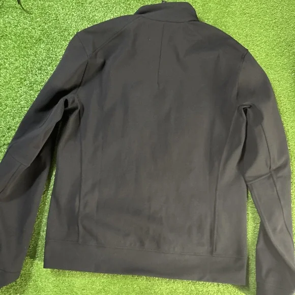 Lululemon Men's All Black Zip Up Active Wear Zip Up Jacket Large New No Tags